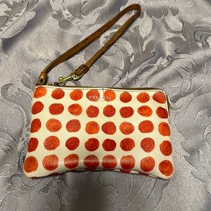 Polka Coach Wristlet